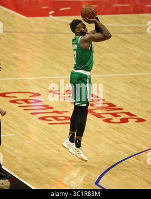 11. März 2019 Los Angeles, CA. Boston Celtics Guard Jaylen Brown #7 während der Boston Celtics vs Los Angeles Clippers im Staples Center am 11. März 2019. (Foto von Jevone Moore)(Credit Image: &Copy; Jevone Moore / Cal Sport Media/CSM via ZUMA Wire) Stockfoto