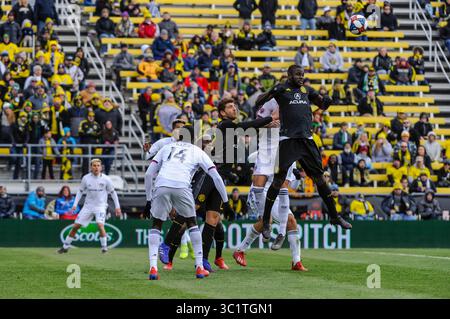Samstag, 16. März 2019: Columbus Crew SC Mittelfeldspieler Artur (8) führt den Ball in der zweiten Hälfte des Spiels zwischen FC Dallas und Columbus Crew SC im MAPFRE Stadium in Columbus OH an. Obligatorischer Fotoausweis: Dorn Byg/Cal Sport Media. ..Columbus Crew SC 1 - FC Dallas 0 (Kreditbild: &Copy; Dorn BYG/CSM via ZUMA Wire) Stockfoto