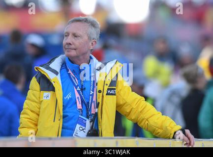 22. März 2019 - Planica, Slowenien - Walter Hofer Renndirektor wird während des FIS Skisprung World Cup Flying Hill Individual Competition in Planica gesehen. (Kreditbild: © Milos Vujinovic/SOPA Bilder via ZUMA Wire) Stockfoto