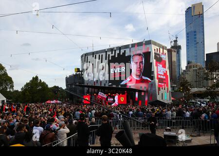 März 2019 – MELBOURNE, AUSTRALIEN – 13. MÄRZ: Menschenmassen beim Start der F1-Saison 2019 (Foto: © Chris Putnam/ZUMA Wire) Stockfoto