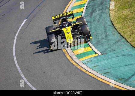 17. März 2019 – MELBOURNE, AUSTRALIEN – 17. MÄRZ: Daniel RICCIARDO vom Renault F1-Team während des Formel-1-Grand Prix von Australien 2019 (Foto: © Chris Putnam/ZUMA Wire) Stockfoto