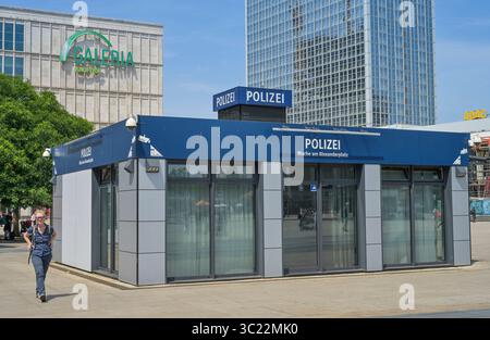 Polizeiwache, Alexanderplatz, Mitte, Berlin, Deutschland Stockfoto