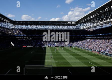 4. Mai 2019 - Barcelona, BARCELONA, Spanien - Allgemeine Ansicht des RCD-Stadions während des Spiels La Liga zwischen RCD Espanyol und Atletico de Madrid im RCD-Stadion in Barcelona 4. Mai 2019, Spanien. (Kreditbild: © AFP7 via ZUMA Wire) Stockfoto