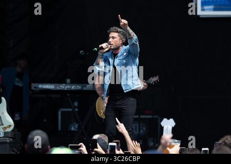 4. Mai 2019 – Tx, USA – AUSTIN, TX – 04. MAI: Michael Ray tritt auf der Bühne des iHeartCountry Festivals 2019 im Frank Erwin Center am 4. Mai 2019 in Austin, Texas auf. Foto: Chris Tello/imageSPACE (Foto: © Imagespace via ZUMA Wire) Stockfoto