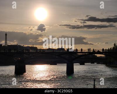 seine-Fluss paris Stockfoto