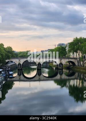 seine-Fluss paris Stockfoto