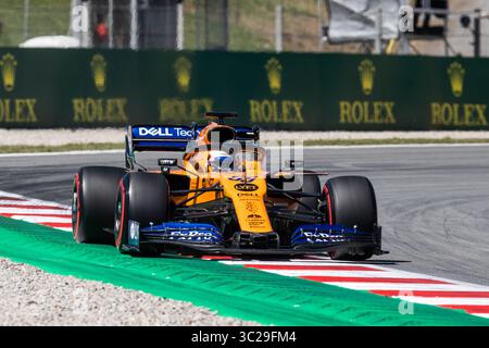 Mai 2019 - Barcelona, BARCELONA, SPANIEN - BARCELONA, SPANIEN, 10. Mai 2019; Carlos Sainz von McLaren auf dem Circuit de Barcelona Catalunya während des spanischen GP (Kreditbild: © AFP7 Via ZUMA Wire) Stockfoto