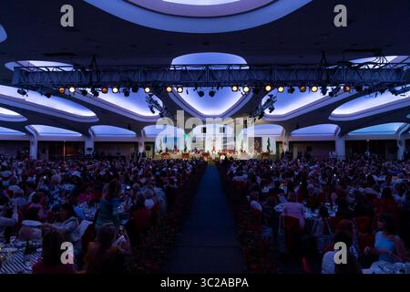 Mai 2019 - Washington, DC, Vereinigte Staaten von Amerika - First Lady der USA Melania Trump hält während des Kongressessens der Ehepartner im Washington Hilton Hotel am 14. Mai 2019 in Washington, D.C. (Kreditbild: © Andrea Hanks via ZUMA Wire) Stockfoto
