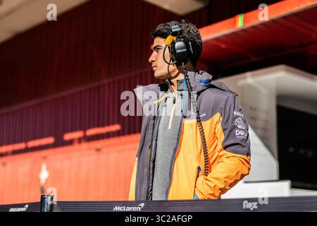 Mai 2019 - Barcelona, BARCELONA, SPANIEN - BARCELONA, KATALONIEN 14. Mai 2019, Sergio Sette Camara neuer Testfahrer von McLaren auf dem Circuit de Barcelona Catalunya während der Prüfung nach dem spanischen GP (Kreditbild: © AFP7 Via ZUMA Wire) Stockfoto