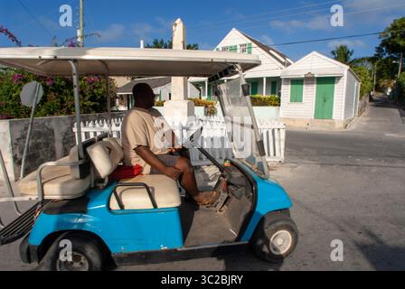24. Mai 2019: Bahamas: King Street und murray Street Juntion. Stammhäuser. Bay Street. Dunmore Town, Harbour Island, Eleuthera. Bahamas (Kreditbild: © Sergi Reboredo/ZUMA Wire) Stockfoto