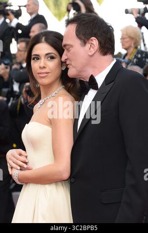 Mai 25, 2019 - Cannes, Frankreich - Cannes, Frankreich - 25. Mai: Quentin Tarantino und Daniella Tarantino nehmen an der Abschlusszeremonie Screening von ' ' Specials '' während des 72. jährlichen Filmfestspiele von Cannes am 25. Mai 2019 in Cannes, Frankreich (Credit Bild: © Friedrich InjimbertZUMA Draht) Stockfoto