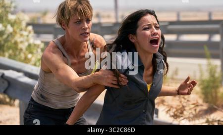 ERSCHEINUNGSDATUM: 1. November 2019 TITEL: Terminator: Dark Fate STUDIO: Paramount Pictures REGISSEUR: Tim Miller PLOT: Plot UNKNOWN: Nächster Teil der Terminator-Serie MIT MACKENZIE DAVIS als Grace, NATALIA REYES als Dani Ramos. (Kreditbild: © Paramount Pictures/Entertainment Pictures/ZUMAPRESS.com) Stockfoto