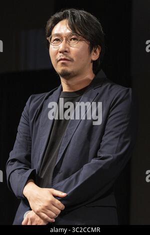 Mai 29, 2019 - Tokio, Japan - Japanische film director Hiroya Taka nimmt an der Eröffnungsfeier für die kurzen Shorts Film Festival & Asien 2019 (SSFF & Asien) an Hikarie Halle in Shibuya. Die SSFF & Asien 2019 ist einer der größten asiatischen internationalen Kurzfilmfestivals in Tokio vom 29. Mai bis 16. Juni statt. (Bild: © Rodrigo Reyes Marin/ZUMA Draht) Stockfoto