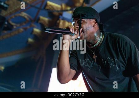 Mai 31, 2019 - Milwaukee, Wisconsin, US-Rapper SKI MASKE DER EINBRUCH GOTTES (STOKELEY CLEVON GOULBOURNE) während der Death Race für die Liebe Tour auf der Rave (Eagles Ballroom) in Milwaukee, Wisconsin (Bild: © Daniel DeSlover/ZUMA Draht) Stockfoto