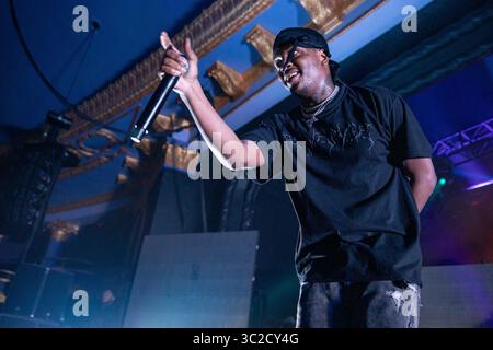 Mai 31, 2019 - Milwaukee, Wisconsin, US-Rapper SKI MASKE DER EINBRUCH GOTTES (STOKELEY CLEVON GOULBOURNE) während der Death Race für die Liebe Tour auf der Rave (Eagles Ballroom) in Milwaukee, Wisconsin (Bild: © Daniel DeSlover/ZUMA Draht) Stockfoto