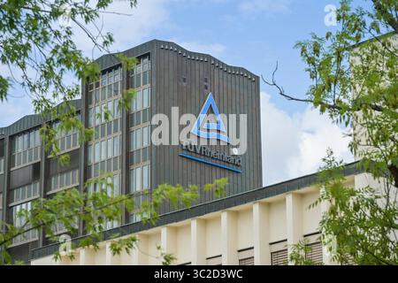 TÜV Rheinland Verwaltung, Hochhaus, Alboinstraße, Tempelhof, Bezirk Tempelhof-Schöneberg, Berlin, Deutschland Stockfoto