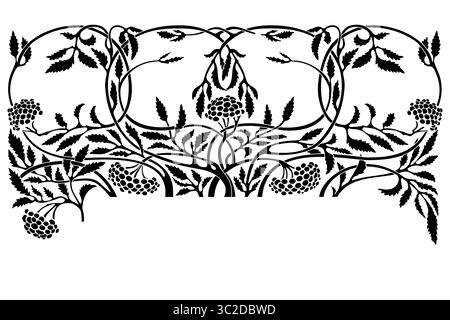 Vintage-Gravur. Der Baum des Lebens in der nordischen Mythologie Stock Vektor