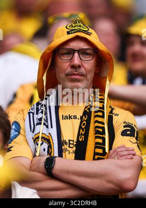 Fan von Bodo / Glimt - Tottenham Hotspur / Bodo/Glimt, UEFA Europa League Halbfinalspiel 1 von 2, Tottenham Hotspur Stadium, London, Großbritannien - 1. Mai 2025 Stockfoto