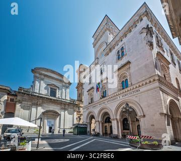 Handelskammer (ehemaliger Sitz), Kirche San Domenico, Stadt Chieti, Region Abruzzen, Italien Stockfoto