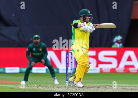 TAUNTON, ENGLAND. 12. JUNI 2019: David Warner aus Australien trifft beim Cricket World Cup-Spiel Australien gegen Pakistan. Am County Ground, Taunton.(Credit Image: &Copy; ESPA Photo Agency/CSM via ZUMA Wire) Stockfoto