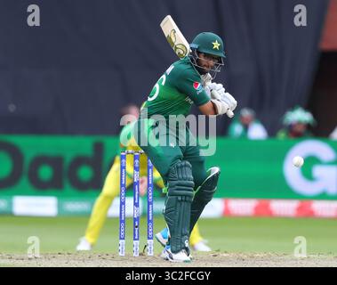TAUNTON, ENGLAND. 12. JUNI 2019: Imam-ul-Haq aus Pakistan schlägt während des Spiels der Cricket World Cup in Australien gegen Pakistan. Am County Ground, Taunton.(Credit Image: &Copy; ESPA Photo Agency/CSM via ZUMA Wire) Stockfoto