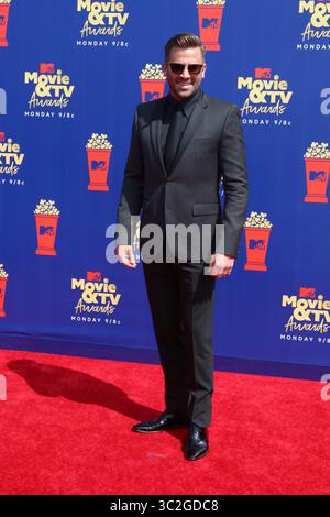 Juni 15, 2019 - Santa Monica, CA, USA - LOS ANGELES - Jun 15: Jason Wahler an der 2019 MTV Movie & TV Auszeichnungen bei den Barker Hangar am 15. Juni 2019 in Santa Monica, CA (Credit Bild: © Kay Blake/ZUMA Draht) Stockfoto