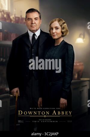 ERSCHEINUNGSDATUM: 20. September 2019 TITEL: Downton Abbey STUDIO: Focus Features REGISSEUR: Michael Engler PLOT: Adaptiert aus der erfolgreichen TV-Serie Downton Abbey, die die Geschichte der Crawley-Familie erzählt, einem wohlhabenden Besitzer eines großen Anwesens auf dem englischen Land im frühen 20. Jahrhundert. DIE HAUPTROLLEN: BRENDAN COYLE als John Bates, JOANNE FROGGATT als Anna Bates. (Credit Image: © Focus Features/Entertainment Pictures/ZUMAPRESS.com) Stockfoto