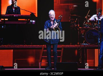 Juni 15, 2019 - Indianapolis, IN, USA - 15. Juni 2019 - Hamilton, Ontario, Kanada. James Pankow der legendären Band Chicago führt live im Konzert an FirstOntario Center. Photo Credit: Brent Perniac/AdMedia (Credit Bild: © Brent Perniac/AdMedia über ZUMA Draht) Stockfoto