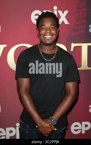Juli 2019, Los Angeles, CA, USA: 24. Juli 2019 – Los Angeles, Kalifornien – Dexter Darden. LA Premiere von Epix's ''Pennyworth'' im Harmony Gold. Foto: FSadou/AdMedia Stockfoto