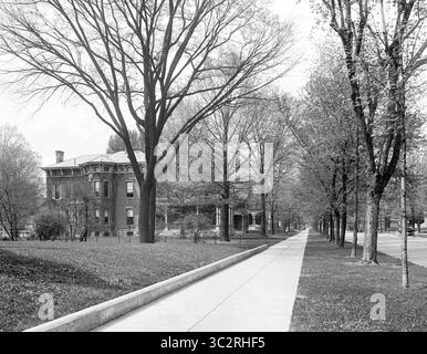 Juni 2019, Indianapolis, Indiana, USA: Sitz von Benjamin Harrison, 23. Präsident der Vereinigten Staaten 1889-93, Indianapolis, Indiana, USA, Detroit Publishing Company, 1900 (Bild: © JT Vintage/Glasshouse Via ZUMA Wire) Stockfoto
