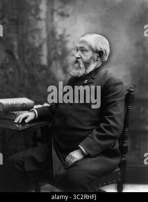 Juni 2019, USA: Benjamin Harrison (1833-1901), 23. Präsident der Vereinigten Staaten 1889-93, Sitzprofil Portrait, Foto von George Prince, 1888 (Credit Image: © JT Vintage/Glasshouse Via ZUMA Wire) Stockfoto