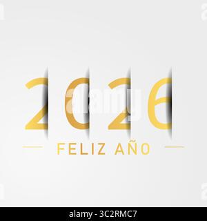 2026 - Happy New Year 2026 Stock Vektor