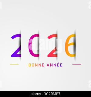 2026 - Happy New Year 2026 Stock Vektor