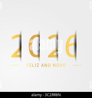 2026 - Happy New Year 2026 Stock Vektor
