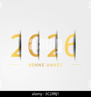 2026 - Happy New Year 2026 Stock Vektor
