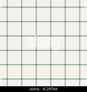 Nahtloses Karomuster. Leitung prüfen. Sich wiederholendes Schottenkaromuster. Wiederholter Scotch-Streifen-Flanell. Schottland Stoffmuster. Gingham-Twill-Gitter Stock Vektor