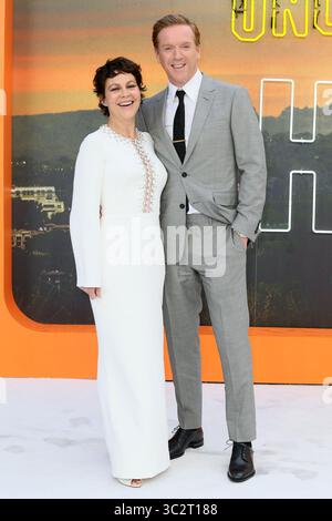 30. Juli 2019, London, Vereinigtes Königreich: Die britische Premiere von „Once Upon a Time... In Hollywood' Held at the Odeon Luxe, Leicester Square - Ankünfte..mit: Damian Lewis, Helen McCrory.Wo: London, Großbritannien.Wann: 30. Juli 2019.Credit: >..**NUR FÜR DIE USA VERFÜGBAR* (Credit Image: © Miaa/WENN via ZUMA Press) Stockfoto