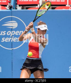 3,2019. August: Anna Kalinskaya (RUS) verliert gegen Jessica Pegula (USA) 6-3, 3-6, 6-1, bei den CitiOpen im Rock Creek Park Tennis Center in Washington, DC. ©Leslie Billman/Tennisclix/CSM(Credit Image: &Copy; Leslie Billman/CSM via ZUMA Wire â) Stockfoto