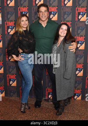 August 2019, Dublin, Irland: Dublin Comic Con 2019 Summer Edition im Convention Centre, Dublin, Irland - 11.08.19...mit: Charisma Carpenter, Lou Ferrigno, Holly Marie Combs.Wo: Dublin, Irland.Wann: 12. August 2019.Credit: >.**NUR FÜR DIE USA ERHÄLTLICH* (Credit Image: © Si1/WENN via ZUMA Press) Stockfoto