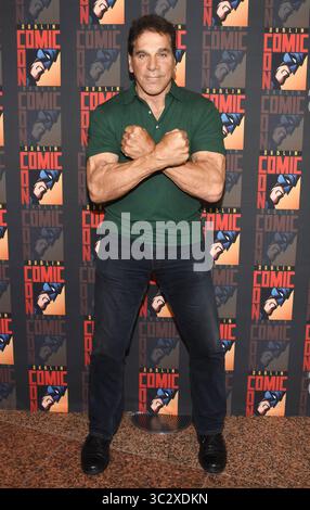 August 2019, Dublin, Irland: Dublin Comic Con 2019 Summer Edition im Convention Centre, Dublin, Irland - 11.08.19...mit: Lou Ferrigno.Wo: Dublin, Irland.Wann: 12. August 2019.Credit: >..**NUR FÜR DIE USA ERHÄLTLICH* (Credit Image: © Si1/WENN via ZUMA Press) Stockfoto