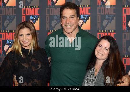 August 2019, Dublin, Irland: Dublin Comic Con 2019 Summer Edition im Convention Centre, Dublin, Irland - 11.08.19...mit: Charisma Carpenter, Lou Ferrigno, Holly Marie Combs.Wo: Dublin, Irland.Wann: 12. August 2019.Credit: >.**NUR FÜR DIE USA ERHÄLTLICH* (Credit Image: © Si1/WENN via ZUMA Press) Stockfoto
