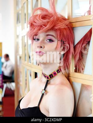 August 2019, Dublin, Irland: Dublin Comic Con 2019 Summer Edition im Convention Centre, Dublin, Irland - 11.08.19...mit: Harley Kennedy.Wo: Dublin, Irland.Wann: 12. August 2019.Credit: >..**NUR FÜR DIE USA ERHÄLTLICH* (Credit Image: © Si1/WENN via ZUMA Press) Stockfoto