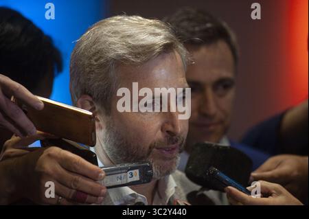 22. November 2018, Buenos Aires, Buenos Aires, Argentinien: Archivfotos von ROGELIO FRIGERIO, dem argentinischen Ministerium für Inneres, öffentliche Arbeiten und Wohnungsbau. (Bild: © Patricio Murphy/ZUMA Wire) Stockfoto