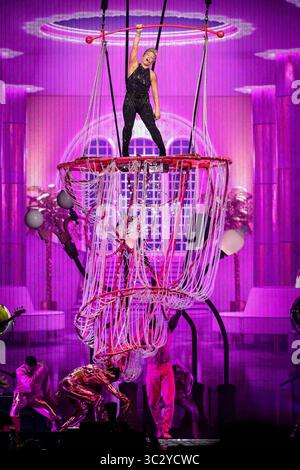18. August 2019, Toronto, Ontario, Kanada: Alecia Beth Moore, bekannt als Pink (stilisiert als P!nk), spielte eine ausverkaufte Show in Toronto. (Credit Image: © Angel Marchini/SOPA Images via ZUMA Wire) Stockfoto