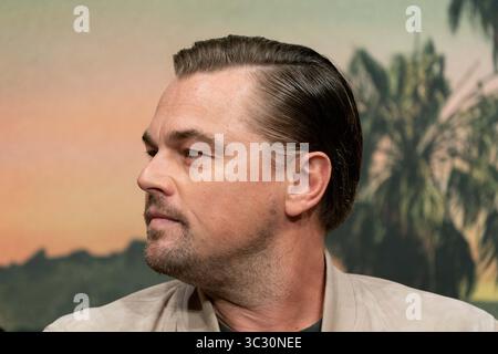26. August 2019, Minato Ward, Tokio, Japan: Leonardo DiCaprio nimmt an einer Pressekonferenz über den Film „Once Upon a Time in Hollywood“ Teil (Credit Image: © Masatoshi Okauchi/SOPA Images via ZUMA Wire) Stockfoto