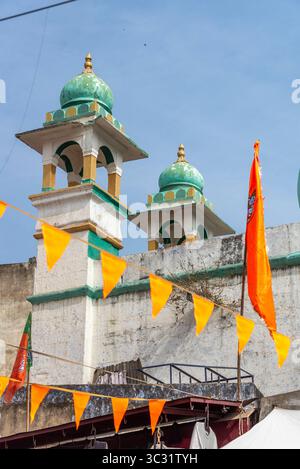Kuppelbau des Hindutempels in Pushkar, Rajasthan, Indien, 28. Januar '25 Stockfoto