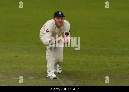 MANCHESTER, ENGLAND. 5. SEPTEMBER 2019: Ben Stokes aus England am zweiten Tag des 4. Specsavers Ashes Test Matches auf dem Old Trafford Cricket Ground, Manchester, England. (Credit Image: &Copy; ESPA Photo Agency/CSM via ZUMA Wire) Stockfoto