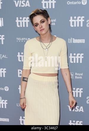 September 2019, Toronto, ON, Kanada: TORONTO, ONTARIO – 08. SEPTEMBER: Kristen Stewart nimmt am 8. September 2019 an der „Seberg“-Pressekonferenz während des Toronto International Film Festivals 2019 im TIFF Bell Lightbox Teil. Foto: ImageSPACE (Foto: © Imagespace via ZUMA Wire) Stockfoto