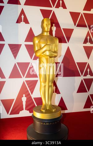 24. April 2021, London, England, Vereinigtes Königreich: Vorbereitung des National Film Theatre, BFI Southbank auf die 93. Oscars am Samstag, 24. April 2021. Die Oscars auf der Union Station in Los Angeles finden am 25. April statt. (Bild: © Paul Clarke/AMPAS/ZUMA Wire/ZUMAPRESS.com) Stockfoto