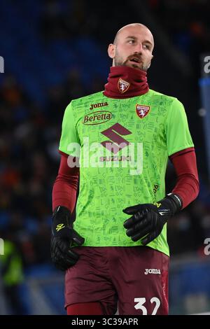 Roma, Italien. November 2021. Foto Alfredo Falcone/LaPresse28/11/2021 Roma, Italia Sport Calcio Roma - Turin - Campionato di Calcio Serie A 2021/2022 - Stadio Olimpico di Roma Nella Foto: vanja milinkovic Foto Alfredo Falcone/LaPresse 28. November 2021 Rom, Italien Sport Soccer Roma - Turin - italienische Fußballmeisterschaft Liga A 2021/2022 - Olympiastadion Rom im Bild: vanja milinkovic Credit: LaPresse/Alamy Live News Stockfoto